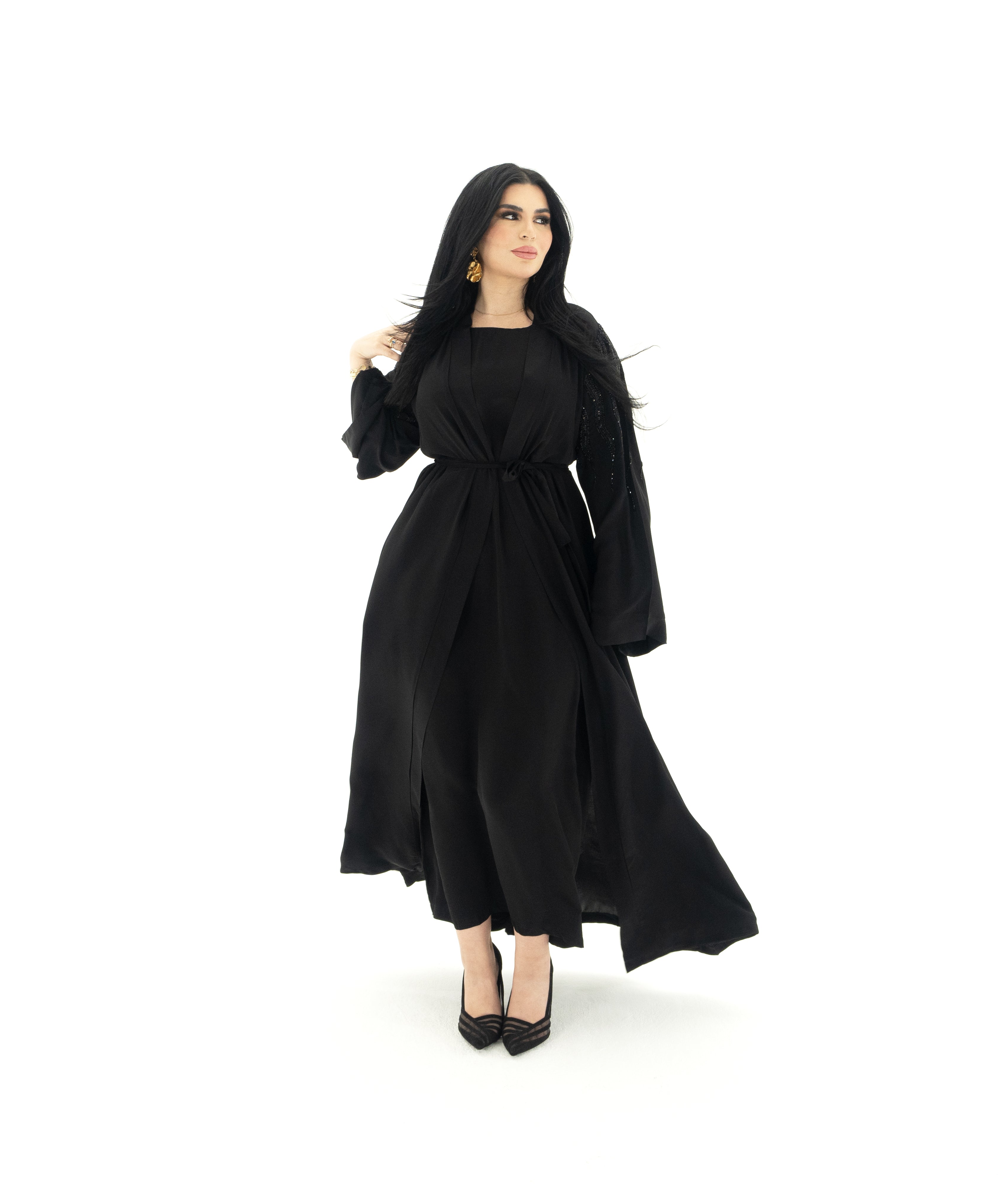 Abaya Nuit Étoilée - Kan Ya Makan