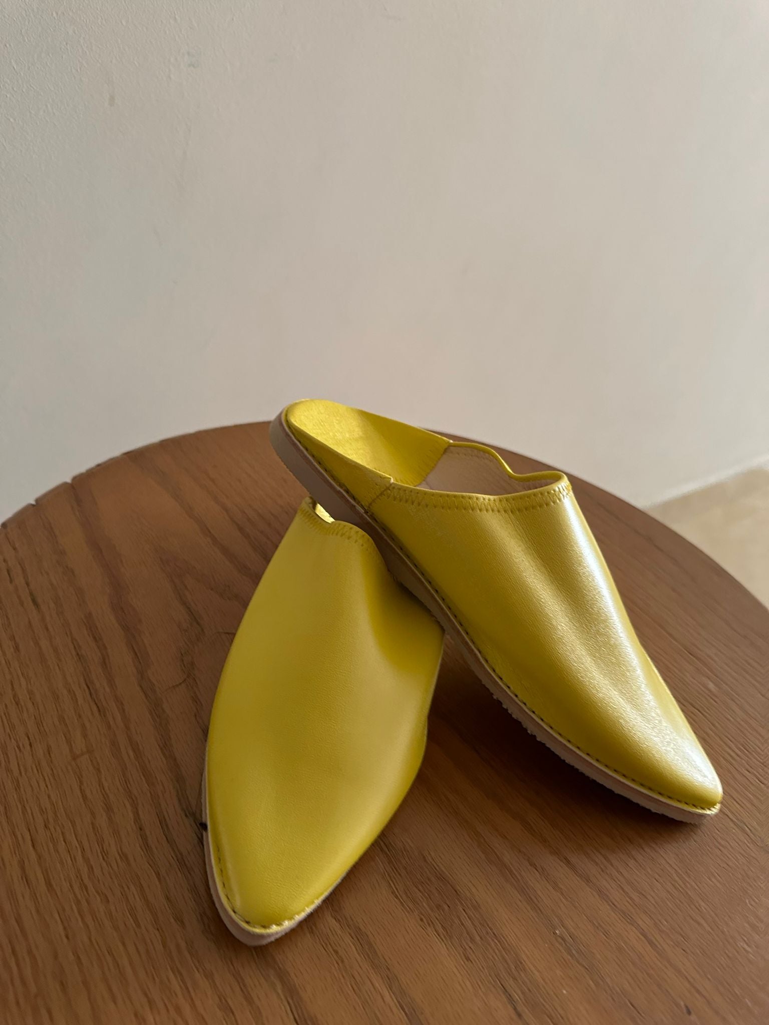 SHERBYL TRADITIONNELLE JAUNE CUIR - Kan Ya Makan