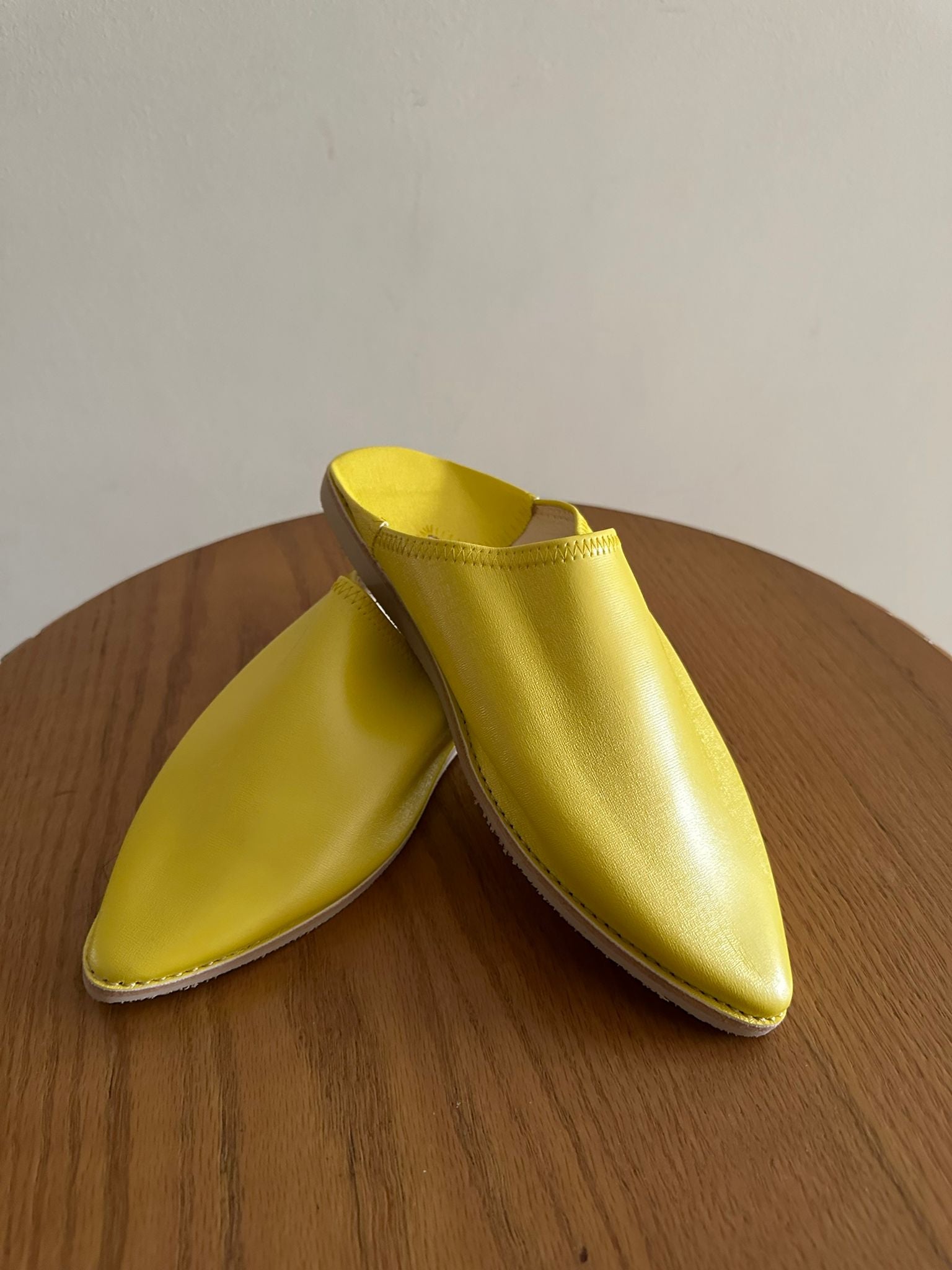 SHERBYL TRADITIONNELLE JAUNE CUIR - Kan Ya Makan