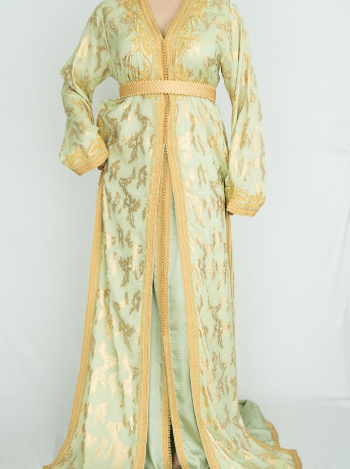 Lebssa Élégance Vert et Dorée - Taille M/L - Kan Ya Makan