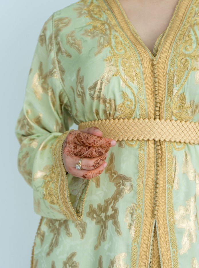 Lebssa Élégance Vert et Dorée - Taille M/L - Kan Ya Makan