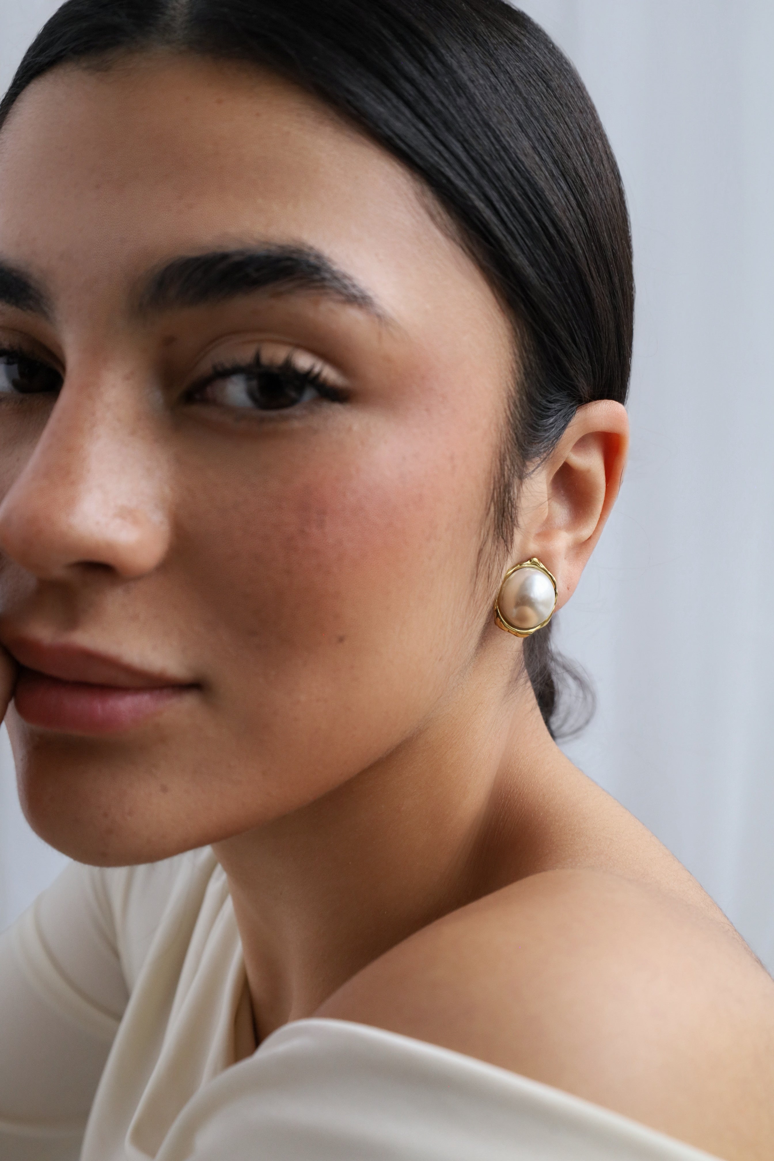 Lina - Boucles d’oreilles dorées