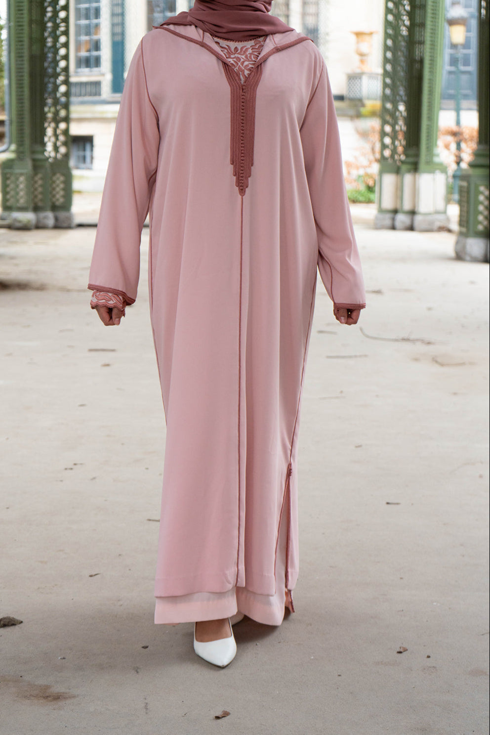 Jellaba Rose Majesté - Kan Ya Makan