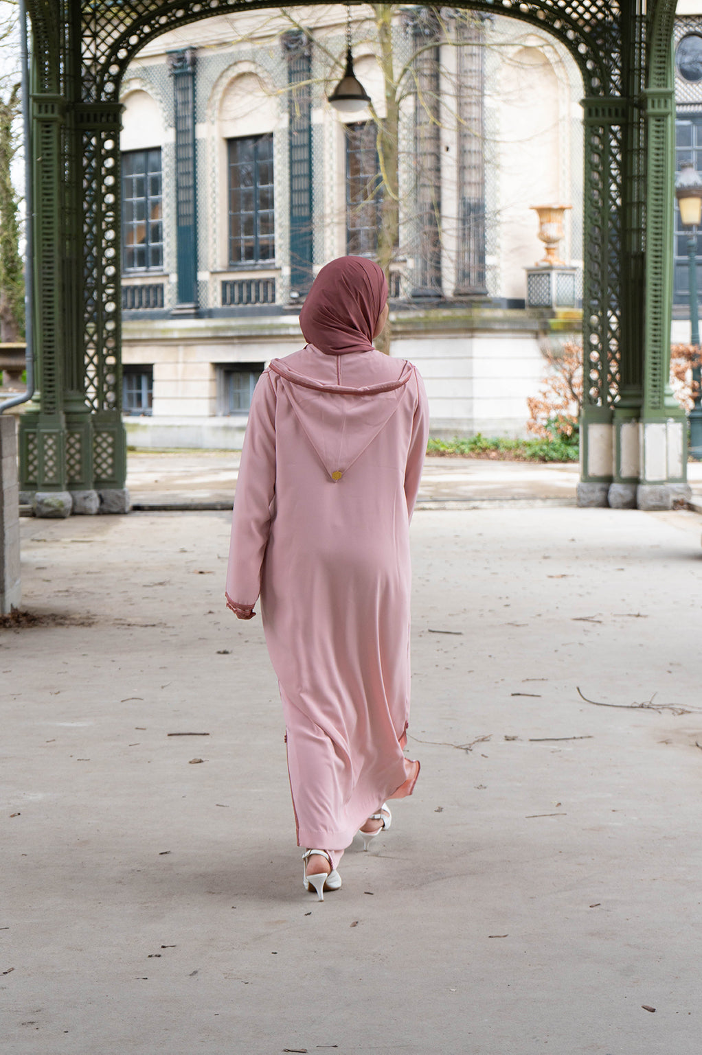 Jellaba Rose Majesté - Kan Ya Makan