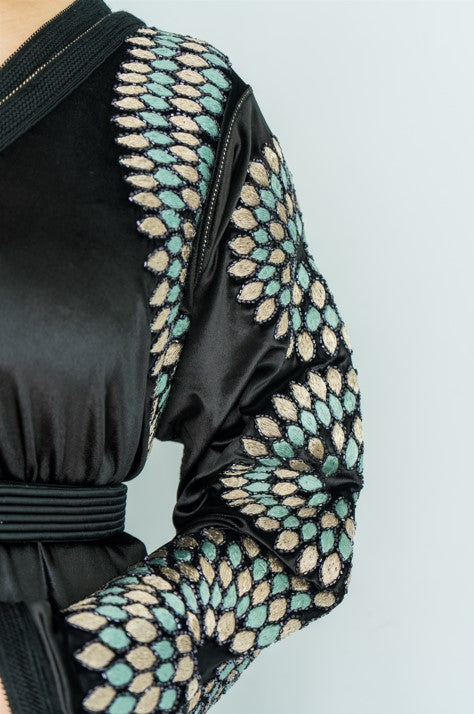 Lebssa Velours Noir Arabesque - Pièce Unique - Taille: M - Kan Ya Makan