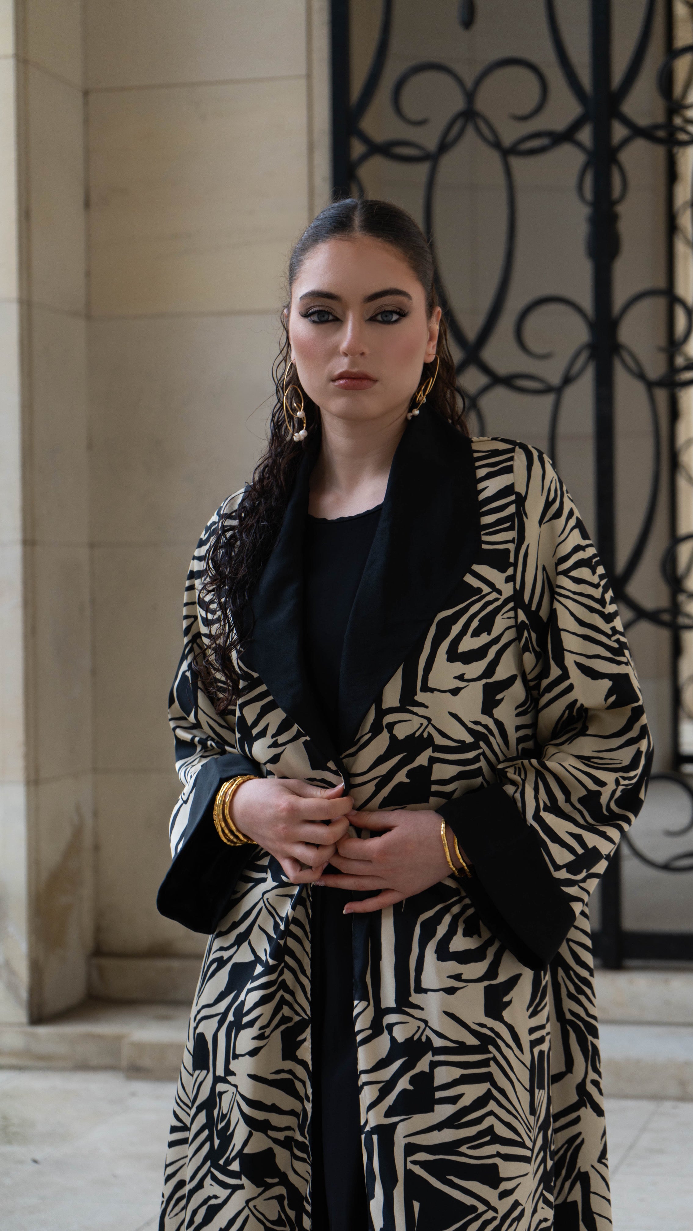 Kimono Zèbre (كيمونو الزرافة) - Taille L - Kan Ya Makan