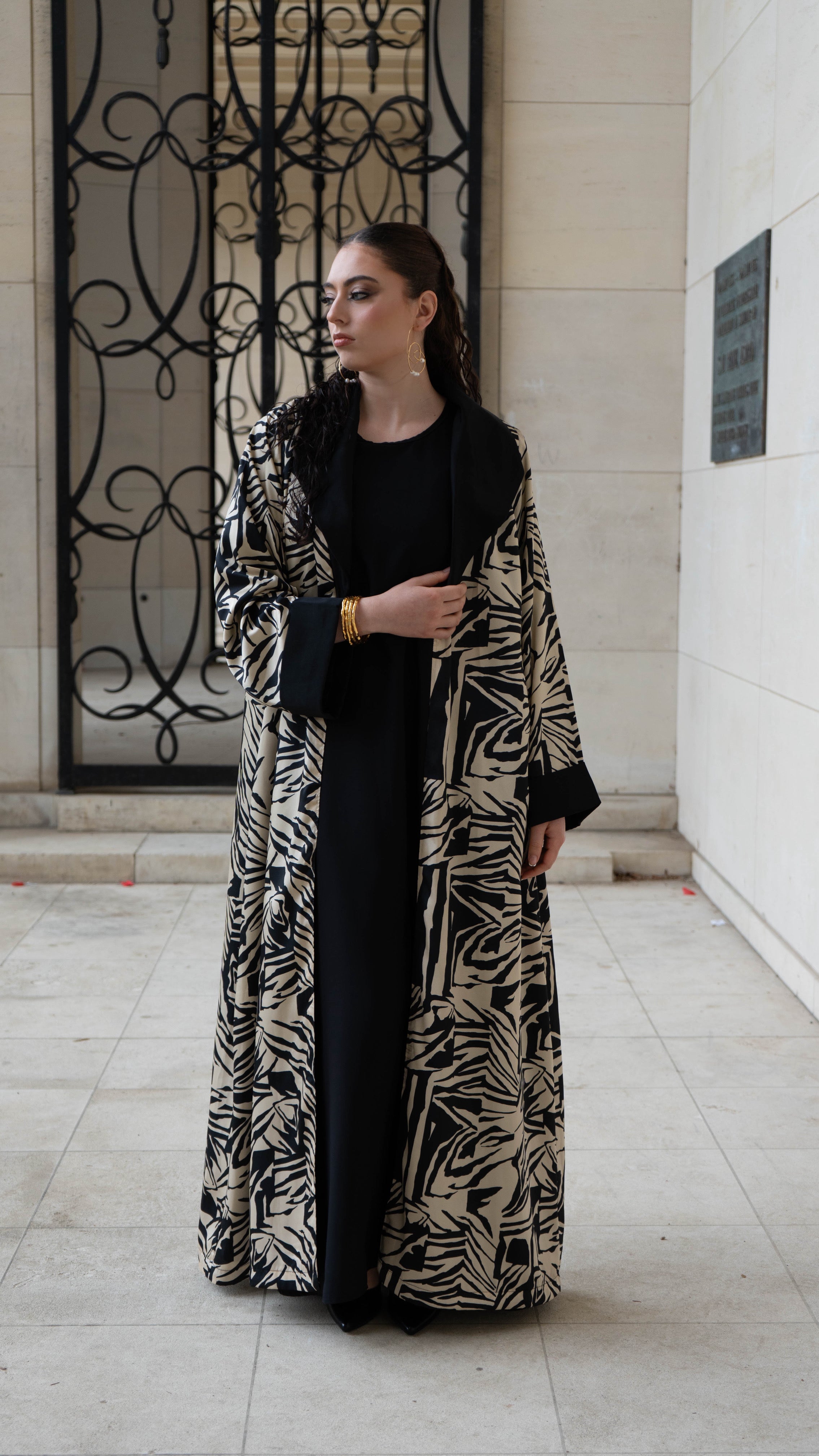 Kimono Zèbre (كيمونو الزرافة) - Taille L - Kan Ya Makan