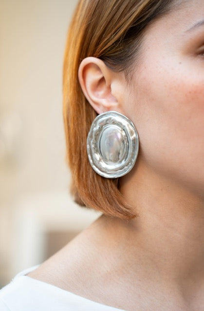 Gaïa - Boucles d’oreilles argentées - Kan Ya Makan