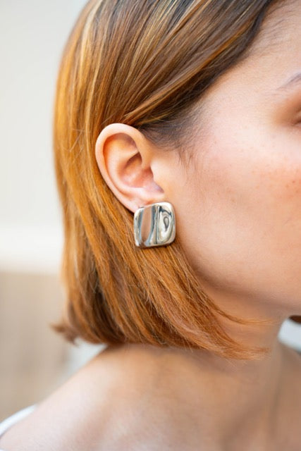 Liya - Boucles d’oreilles argentées - Kan Ya Makan