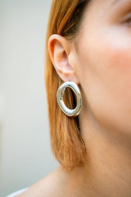 Alessia - Boucles d’oreilles argentées - Kan Ya Makan