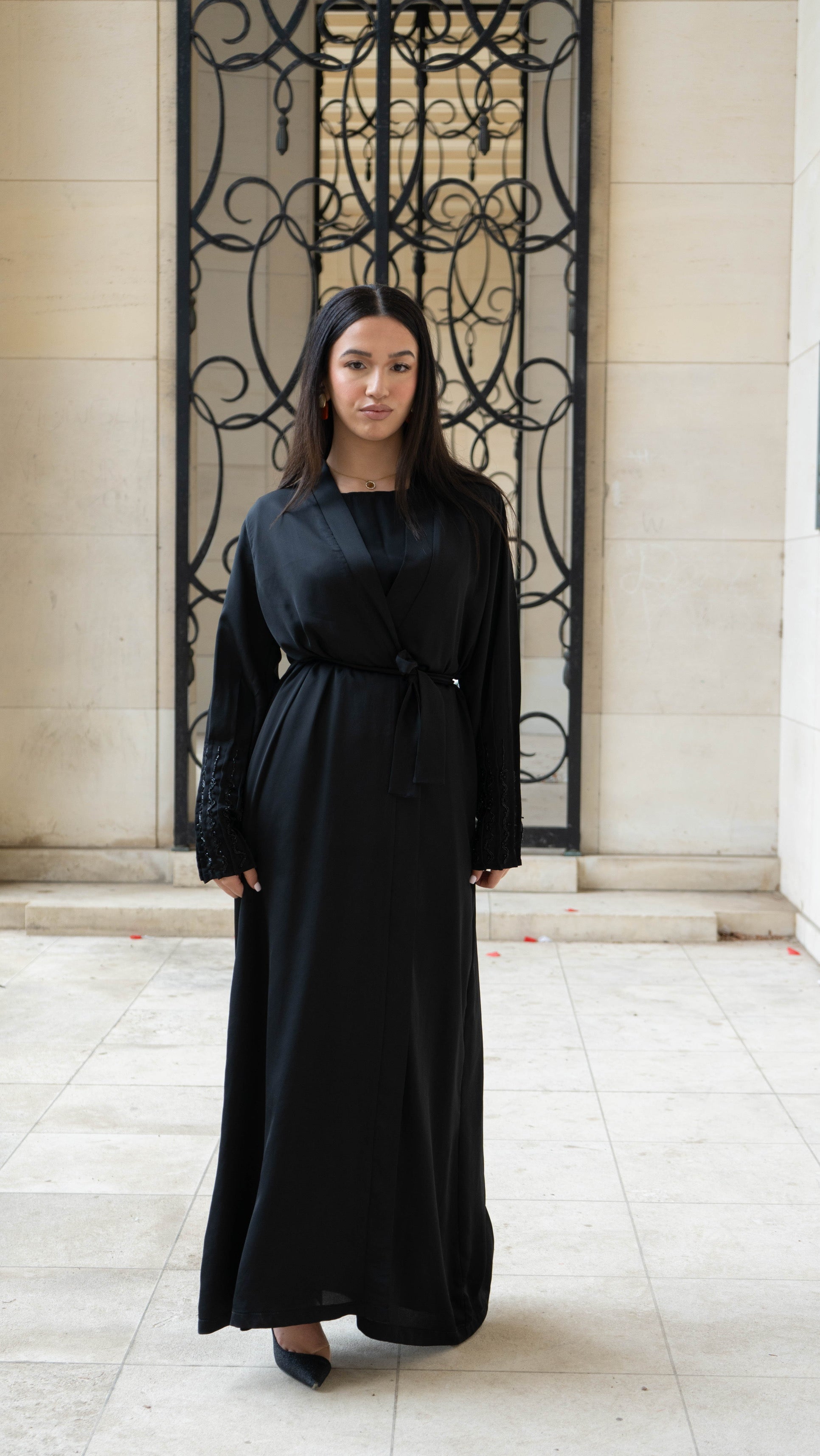 Kimono Jasmine - Noir - Kan Ya Makan