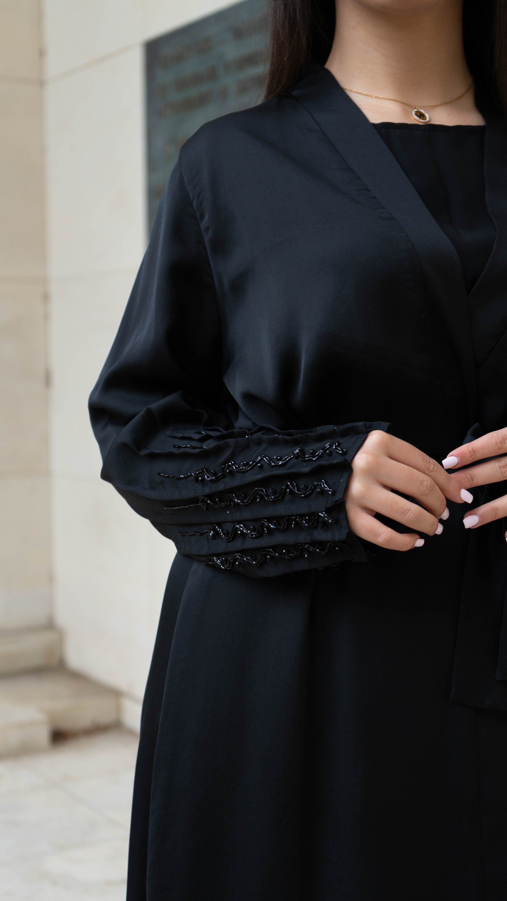 Kimono Jasmine - Noir - Kan Ya Makan