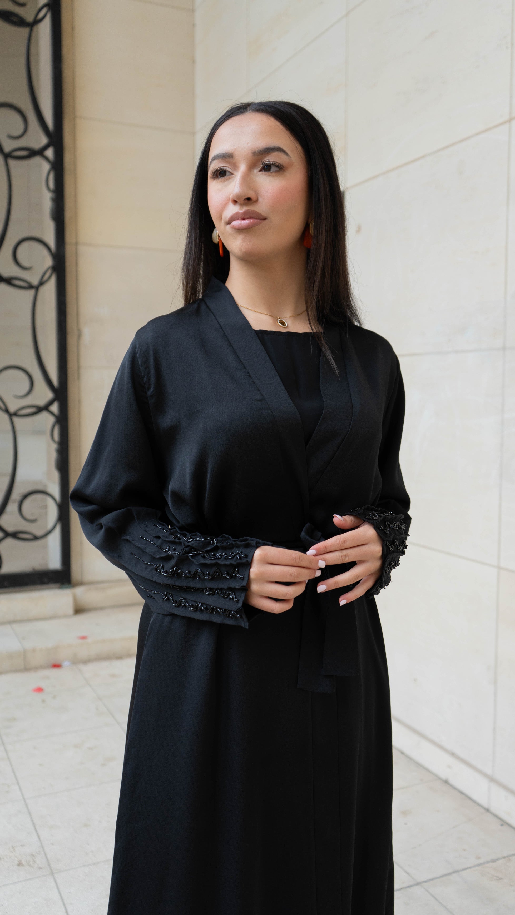 Kimono Jasmine - Noir - Kan Ya Makan