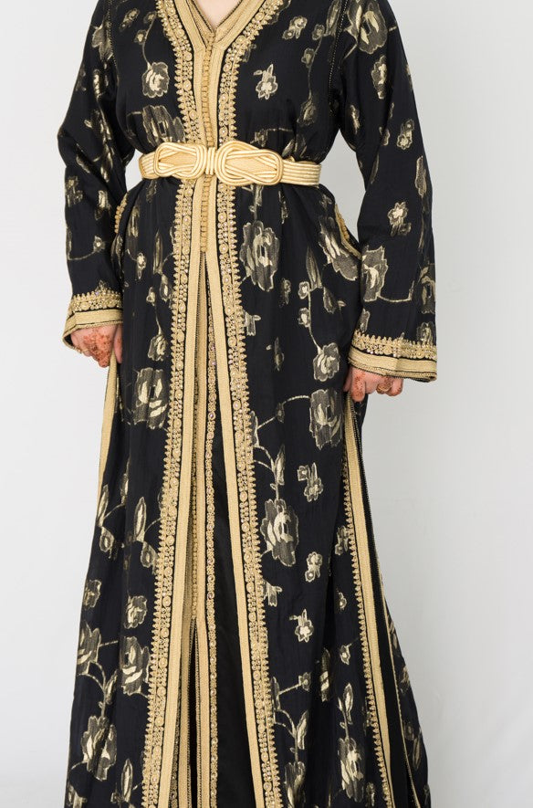 Lebssa Élégance Noire et Dorée - Taille M/L - Kan Ya Makan