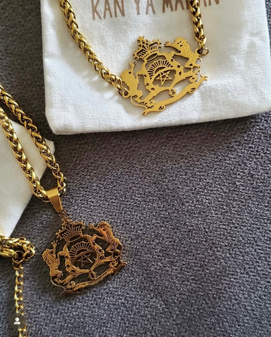 Bracelet Écusson Marocain - Kan Ya Makan