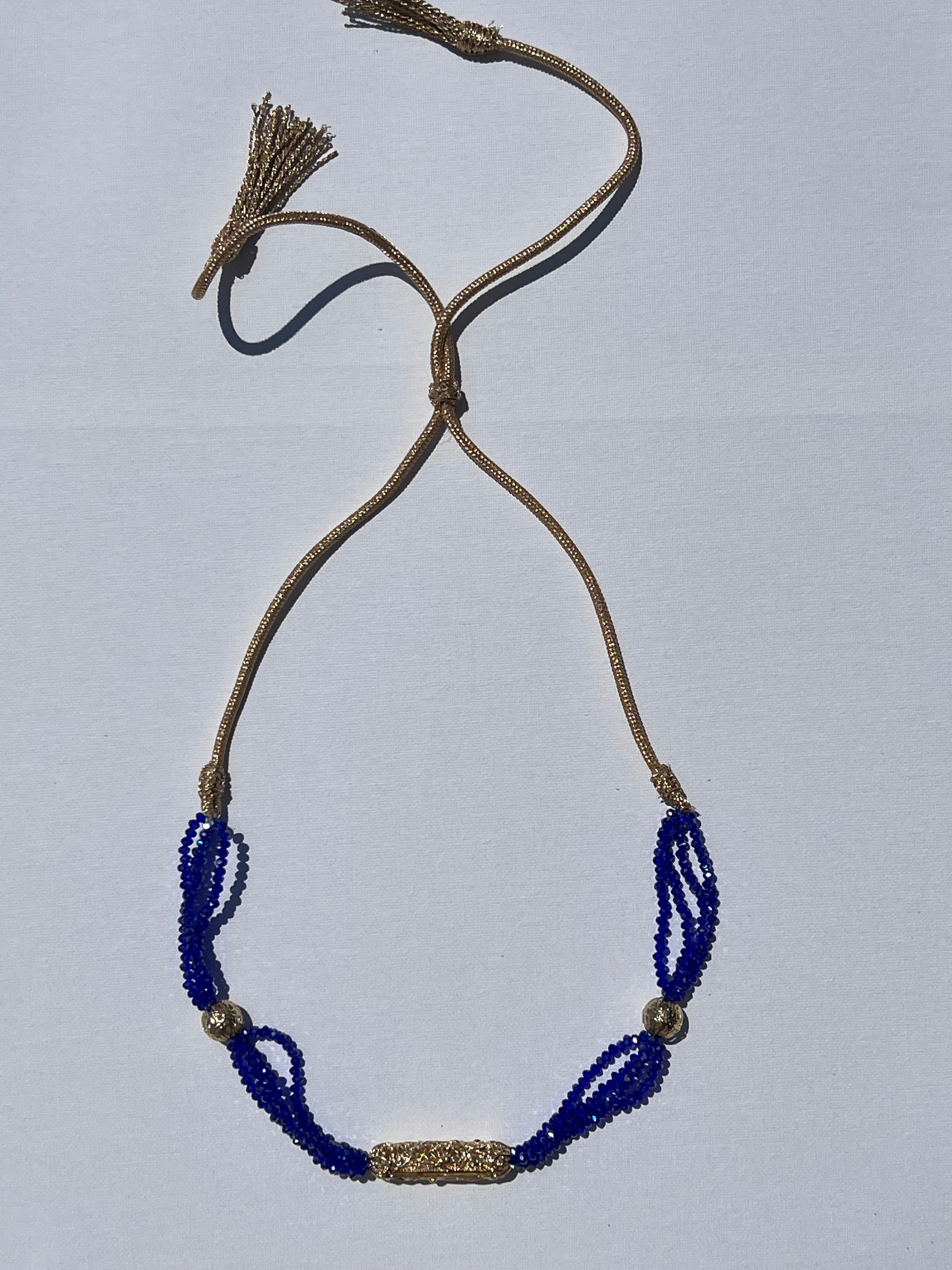 Collier Perlé Doré - Kan Ya Makan