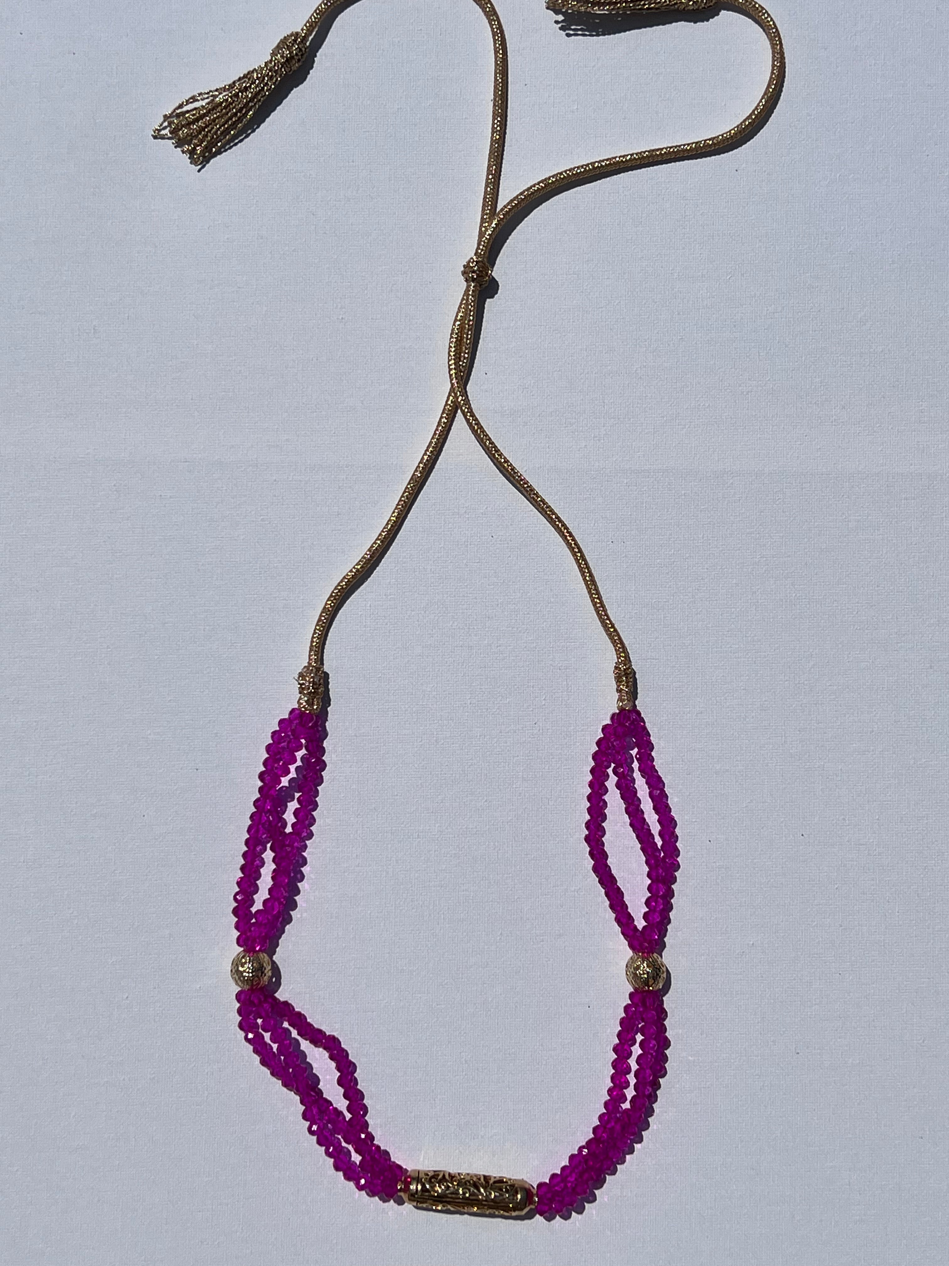 Collier Perlé Doré - Kan Ya Makan