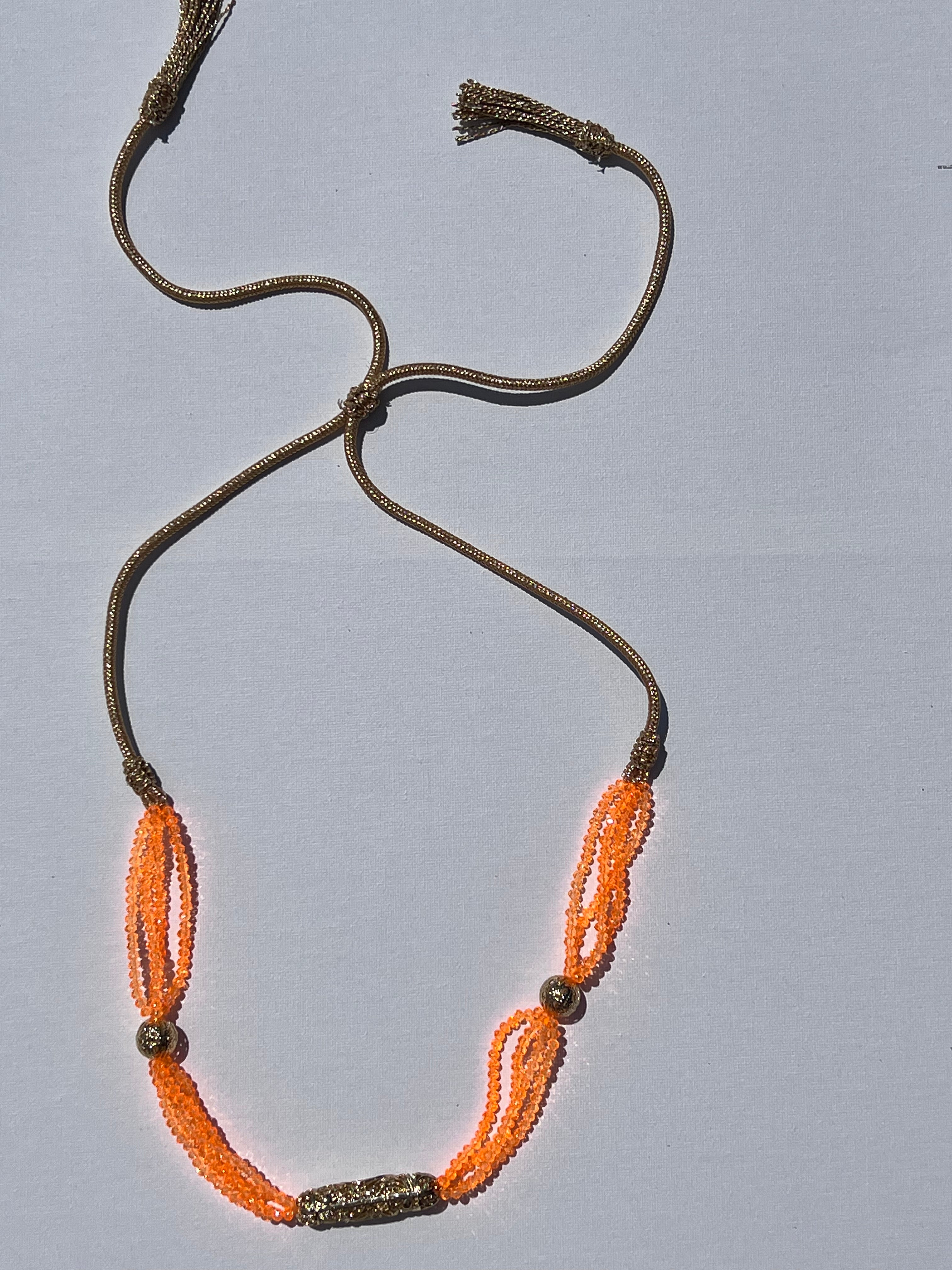 Collier Perlé Doré - Kan Ya Makan