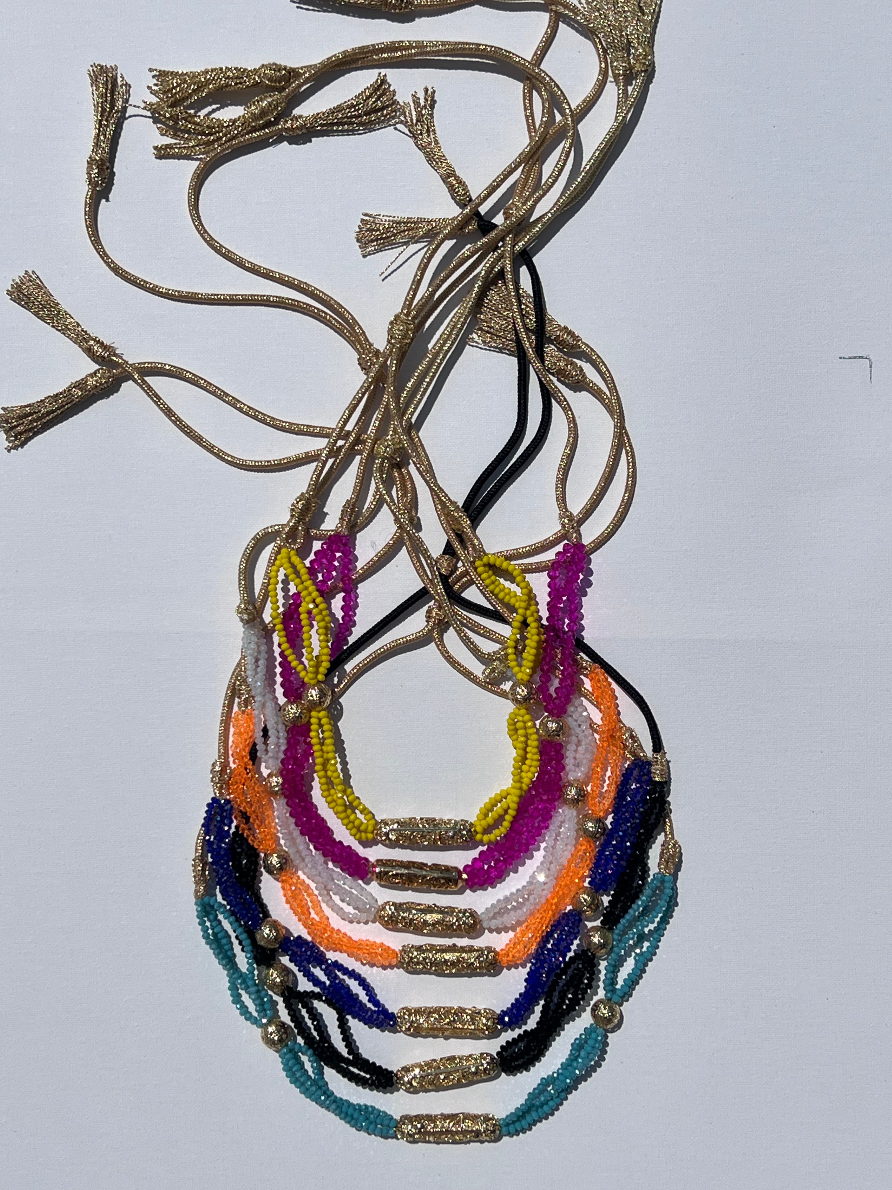 Collier Perlé Doré - Kan Ya Makan