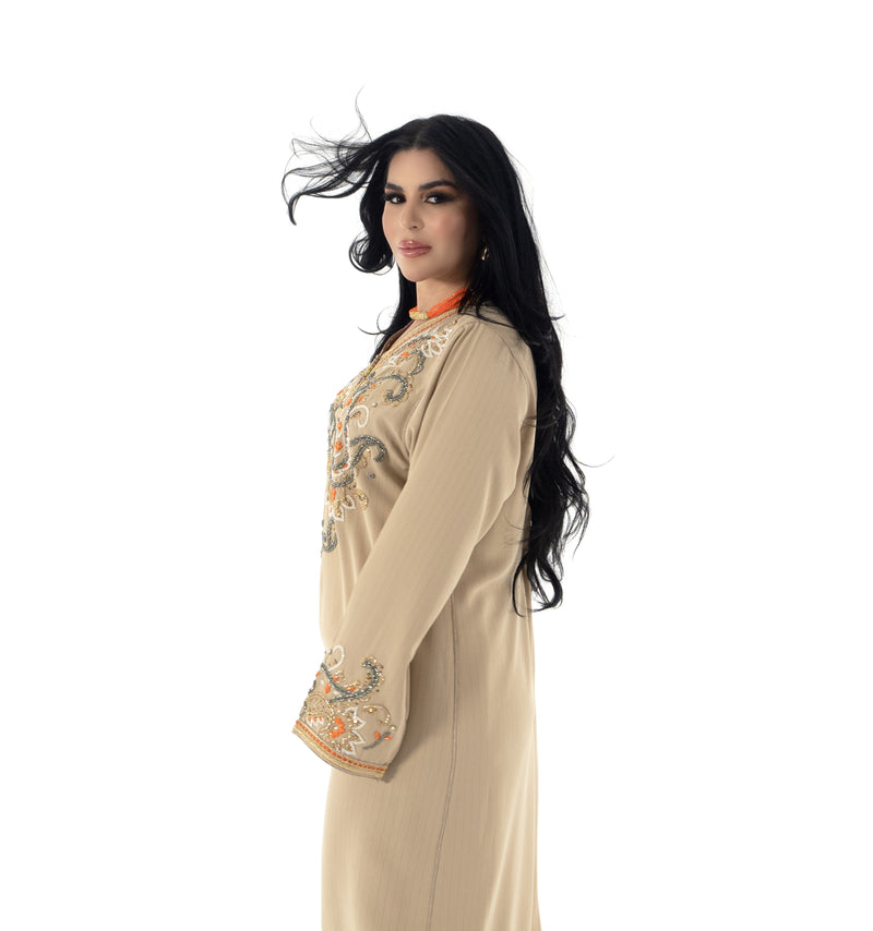 Caftan Fleurs d'Oranger (قفطان زهور البرتقال) - M/L