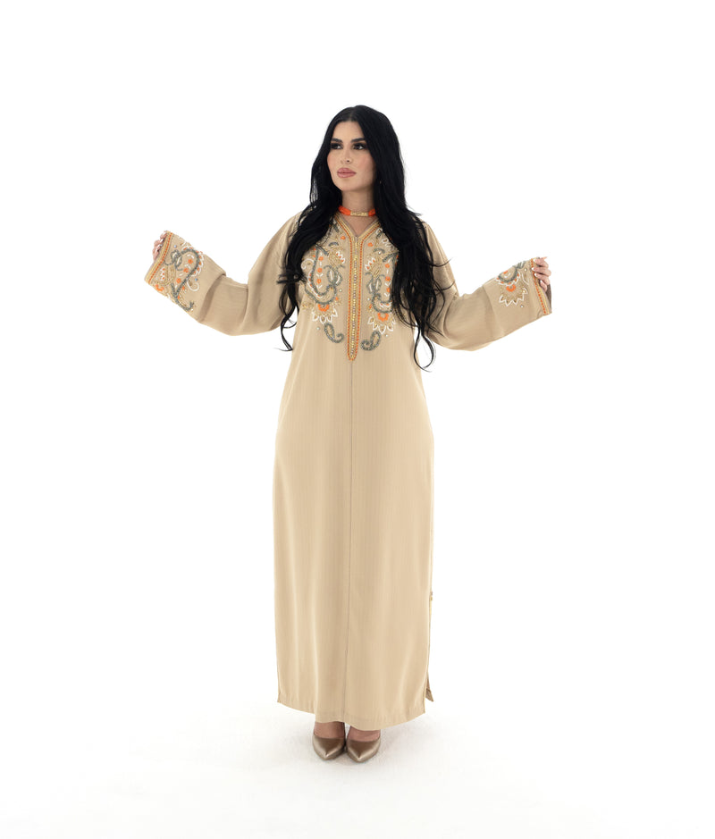 Caftan Fleurs d'Oranger (قفطان زهور البرتقال) - M/L