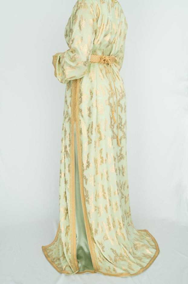 Lebssa Élégance Vert et Dorée - Taille M/L - Kan Ya Makan