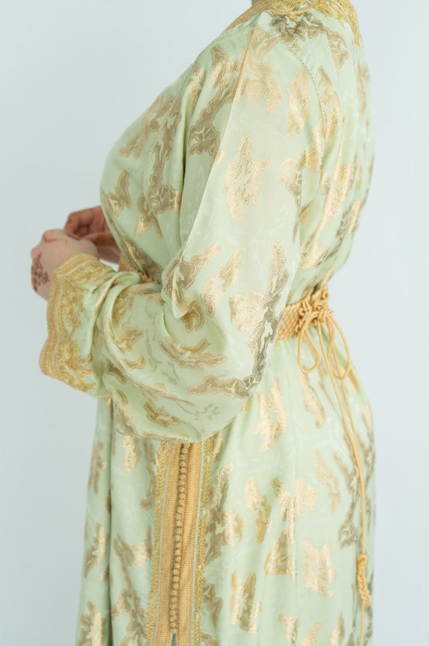 Lebssa Élégance Vert et Dorée - Taille M/L - Kan Ya Makan
