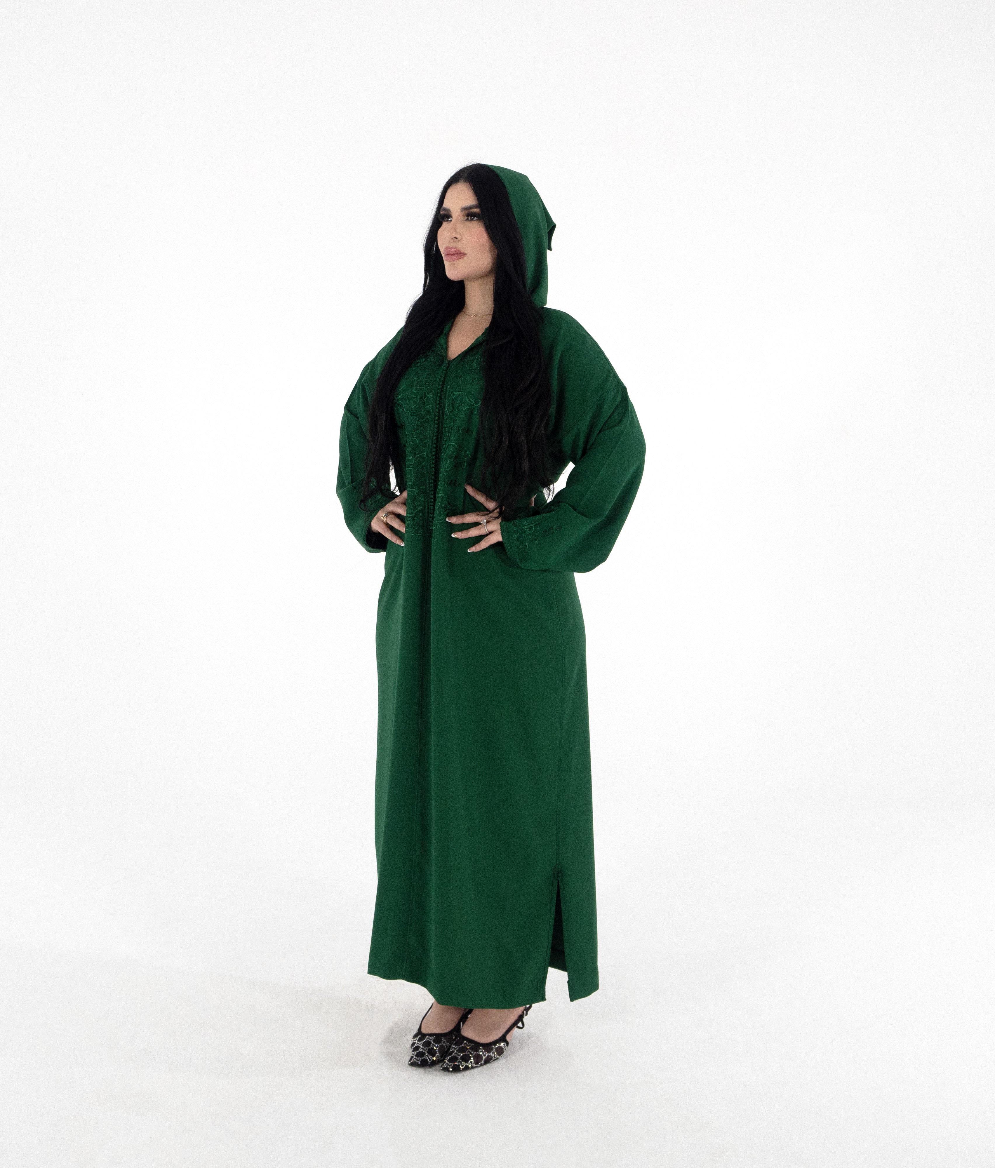 Jellaba Malak  (ملاك الخزنة) - M/L - Pièce faite à la main - Kan Ya Makan