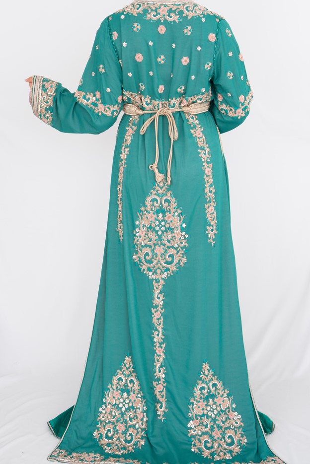 Lebssa saree 2 pièces faite à la main - M-L - Kan Ya Makan