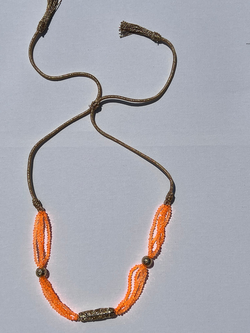 Collier Perlé Doré